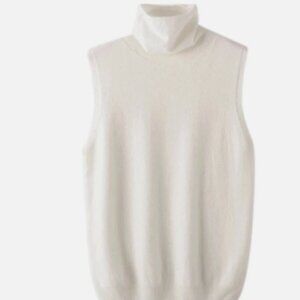 Splendid Tori 100% Cashmere Turtleneck Tank